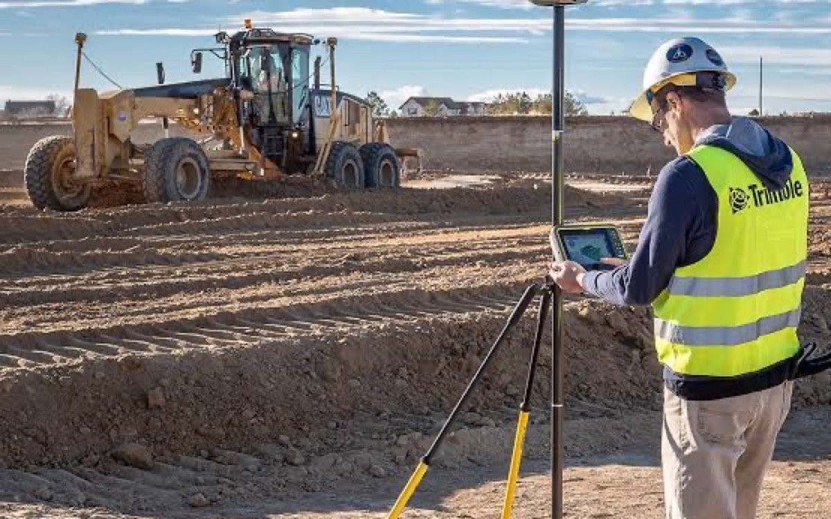 Construction GPS Setup tools, equipment, or jobsite workflow